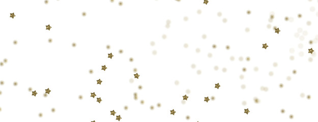 Shimmering Starry Christmas: Spectacular 3D Illustration Showcasing Falling Holiday Stars