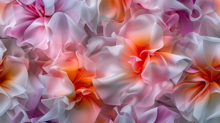 Flowers pattern Silk scarf design fashion