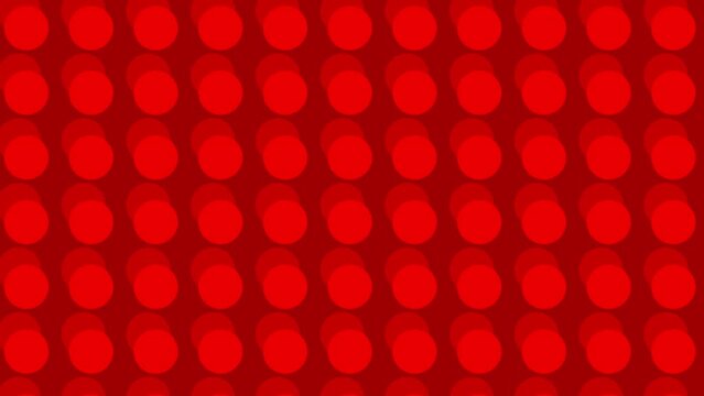 Abstract grid circle and roating shadow circle animation on background