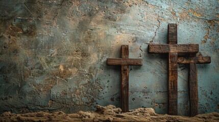 Good Friday is marked by a border adorned with a series of small crosses, representing Golgotha.