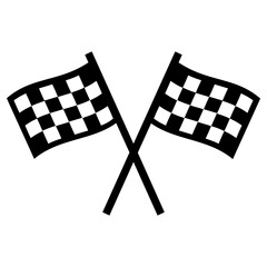 race icon, simple vector design