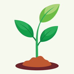 Fototapeta na wymiar Illustration of a plant