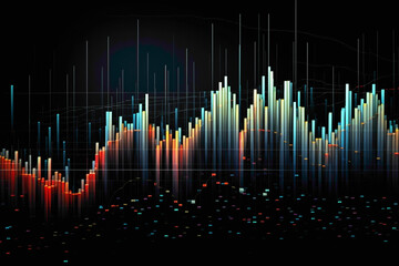 Witness the fusion of data and design in creatively presented stock market graphs that inspire new perspectives.