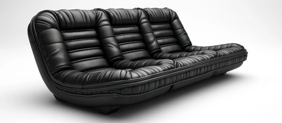 Seat car chair black leather,