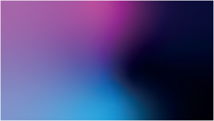 blurred background of pink, blue, and dark blue with copy space
