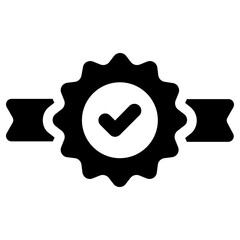warranty icon, simple vector design