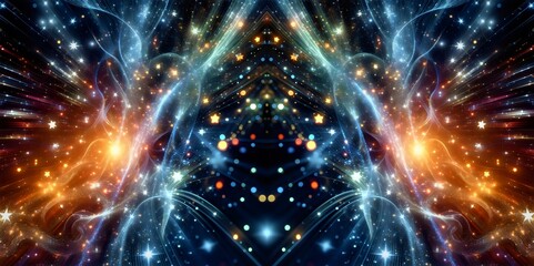 Obraz premium fireworks in the night sky