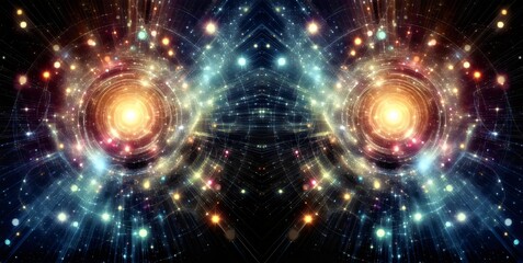 Obraz premium Abstract fractal. Fractal art background for creative design. Decoration for wallpaper, desktop, poster, cover booklet