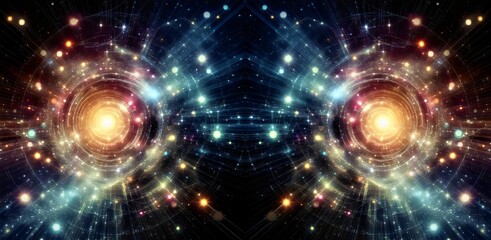 Fototapeta premium Abstract fractal. Fractal art background for creative design. Decoration for wallpaper, desktop, poster, cover booklet