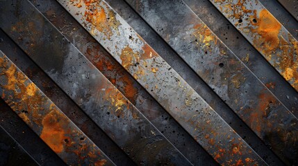 Abstract background features elegant metal blades. Intricate textures captivate.