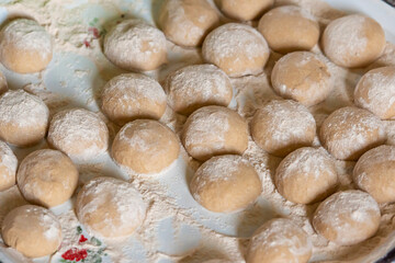 Phyllo bread baked over fire using traditional methods
