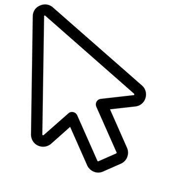 cursor icon, simple vector design