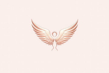 Obraz premium A symbol of unity and success, an abstract handshake with wings embodies concepts of delivery, business, cooperation, and corporate financial achievements.