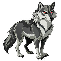 Illustration of a wolf