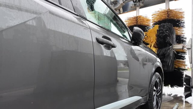 Voiture rouleaux lavage droite avancement