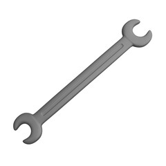 3d illustration of the wrench