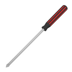3D illustration of the screwdriver