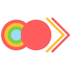 closeout flat style icons