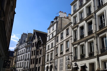Fototapeta na wymiar real estate in Paris , haussmannian building