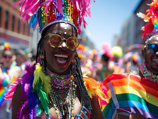 Colorful Costumes and Spirited Performances: Pride Parade Photography