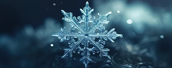 Poster snowflake in precious minerals © Влада Яковенко