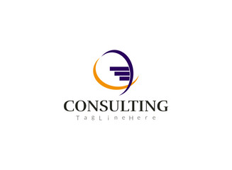 Creative Consulting Concept Logo Design Template
