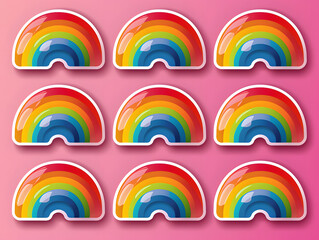 Vibrant Pride Stickers for Individuality