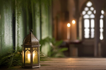 Islamic style Background design for ramadan celebration