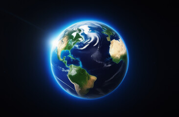 Planet in global warming concept. Earth climate change. Save earth and environment concept.