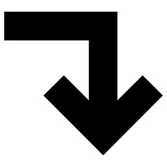 turn icon, simple vector design