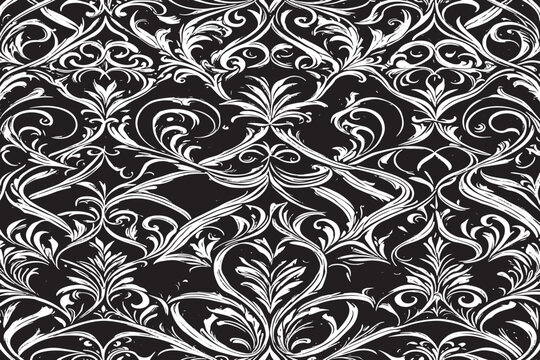 vector image black texture on pure white background, vector illustration background texture overlay monochrome.