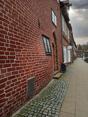 Fototapeta na wymiar The pregnant house in Lüneburg, Germany