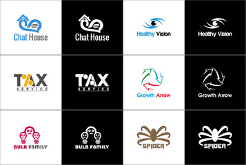 set of icons for businesses