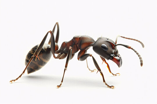 a close up of a ant