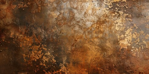 A weathered metal surface displaying extensive rust corrosion, with the rust prominently visible in various shades of orange and brown.