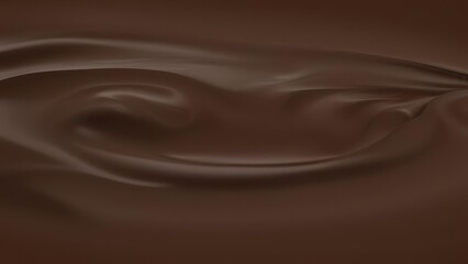The background is made of delicate chocolate cream.