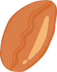 Pie piroshki. Ukrainian food. Hand drawn vector flat illustration.