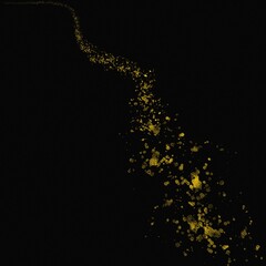 Obraz premium Luxury Gold Particles PNG, Scrub, Light Effect