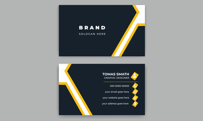 Creative and Clean Business Card Template.
