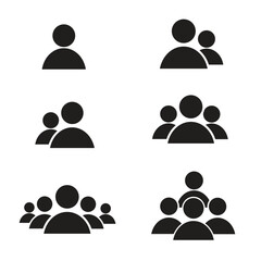 vector Icon symbol team crowd people