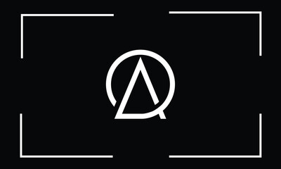 AO, OA, A, O, Abstract Letters Logo monogram