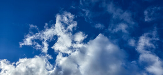 blue sky background with clouds
