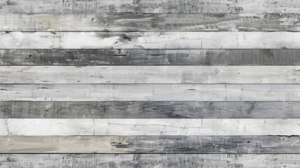 A wooden wall painted in a combination of grey and white colors, showing texture and depth in the brush strokes.