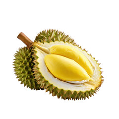 Fototapeta premium Durian Isolated on transparent background