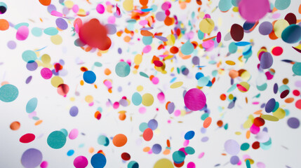 background pattern with colorful confetti