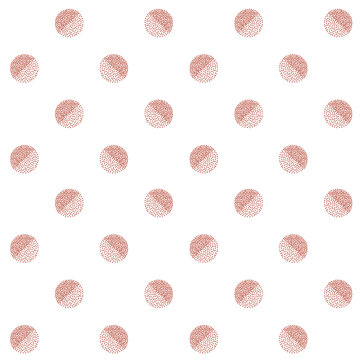 Polka dots. Seamless pattern. Vector illustration for card, banner, invitation, social media post, poster, mobile apps, advertising.