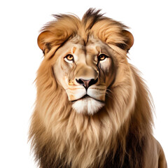 Lion isolated on transparent background