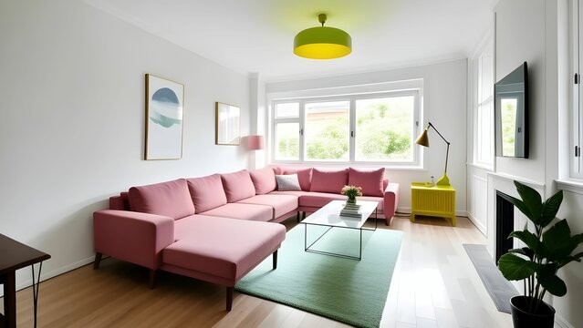 Interior of a modern living room