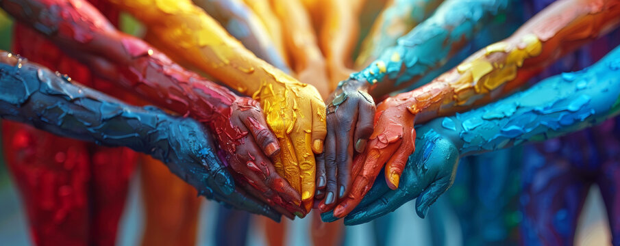 The hidden values of diversity and inclusion in branding depicted as a kaleidoscope of perspectives enriching brand identity