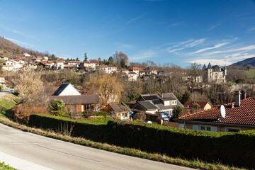 Hameau du Montalieu sur la commune de Saint Vincent de Mercuze. © Richard
